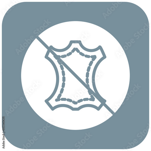No Leather vector icon. Can be used for Shoemaker iconset.