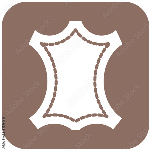 Leather vector icon. Can be used for Shoemaker iconset.