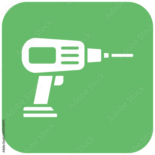 Drill vector icon. Can be used for Shoemaker iconset.