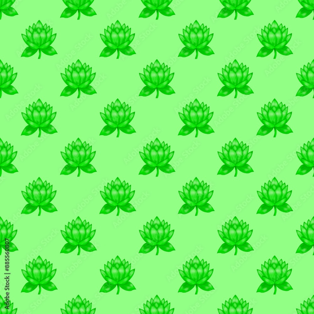 Naklejka premium seamless floral pattern