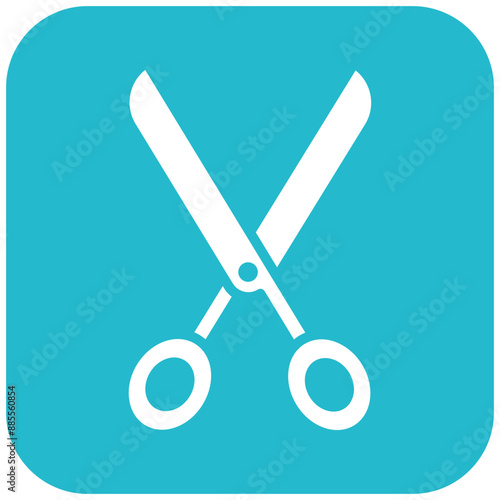 Scissor vector icon. Can be used for Art and Craft Supplies iconset.