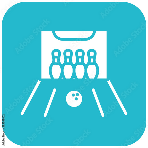 LAN Lounge vector icon. Can be used for Bowling iconset.