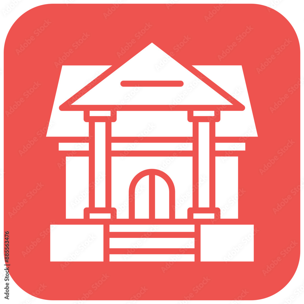 Mansion vector icon. Can be used for Luxury iconset. Mansion vector icon. Can be used for Luxury iconset.