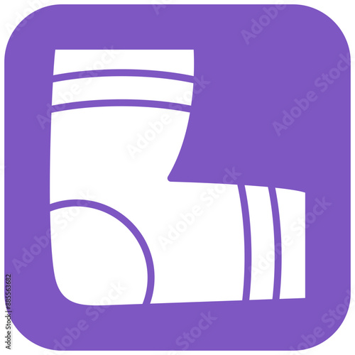 Elbow Pads vector icon. Can be used for Volleyball iconset.