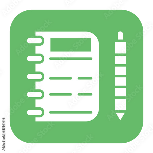 Notes vector icon. Can be used for Trading iconset.