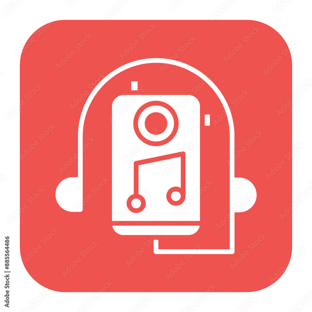 Walkman vector icon. Can be used for Retro iconset. Walkman vector icon. Can be used for Retro iconset.