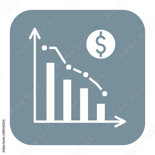 Bankruptcy vector icon. Can be used for Credit And Loan iconset.