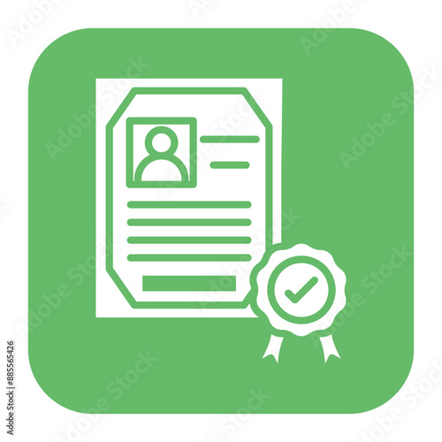EIN Certificate vector icon. Can be used for Credit And Loan iconset.