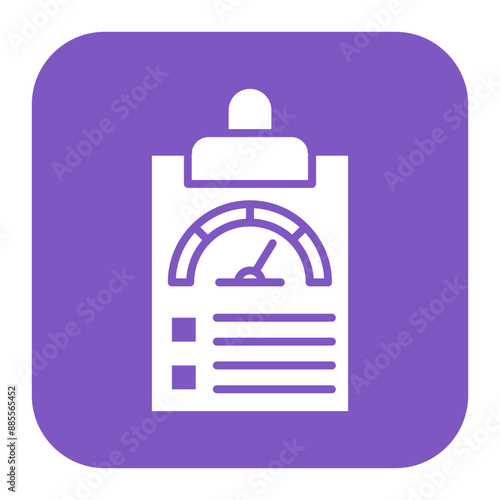 FICO Score vector icon. Can be used for Credit And Loan iconset.