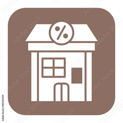 Floating Interest Rate vector icon. Can be used for Credit And Loan iconset.