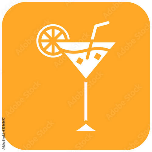 Daiquiri vector icon. Can be used for Beverages iconset.