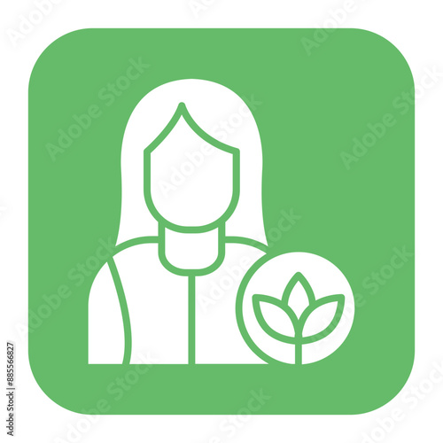 Massage Therapist vector icon. Can be used for Spa iconset.