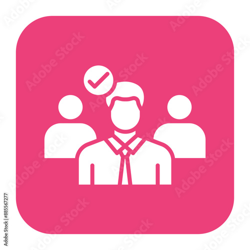 Business Leader vector icon. Can be used for Business and Finance iconset.