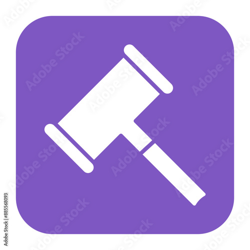 Mallet vector icon. Can be used for Home Improvements iconset.