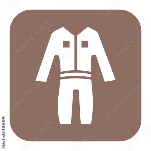 Coveralls vector icon. Can be used for Home Improvements iconset.