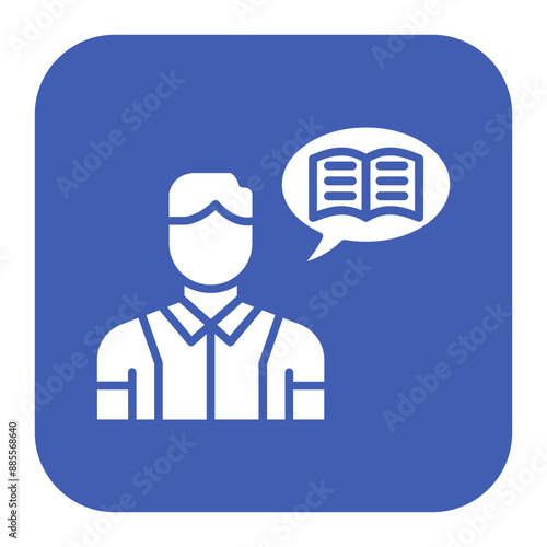 Short Story vector icon. Can be used for Literature iconset.