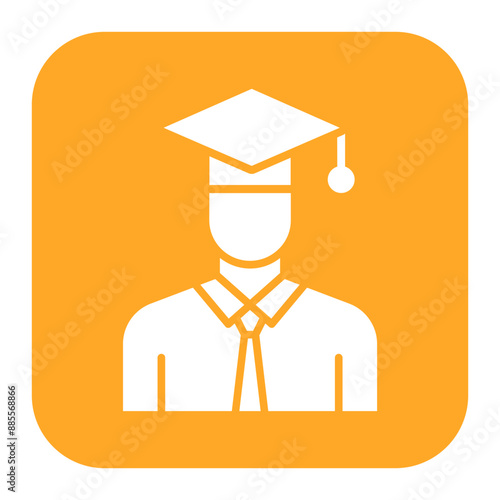 Scholar Male vector icon. Can be used for Literature iconset.