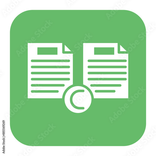 Plagiarism vector icon. Can be used for Literature iconset.