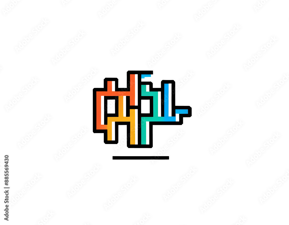 abstract logo design, icon design, brand image, block chain symbol for crypto currency abstract logo design, icon design, brand image, block chain symbol for crypto currency