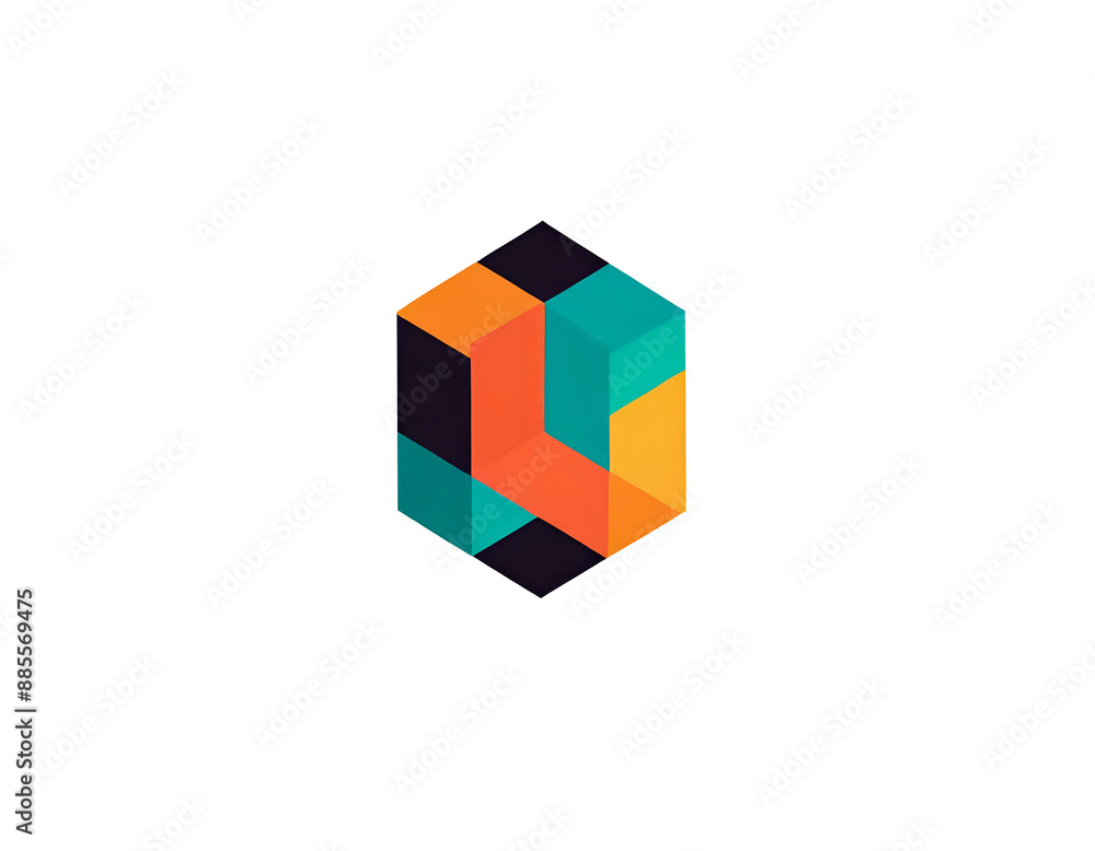 abstract logo design, icon design, brand image, block chain symbol for crypto currency abstract logo design, icon design, brand image, block chain symbol for crypto currency