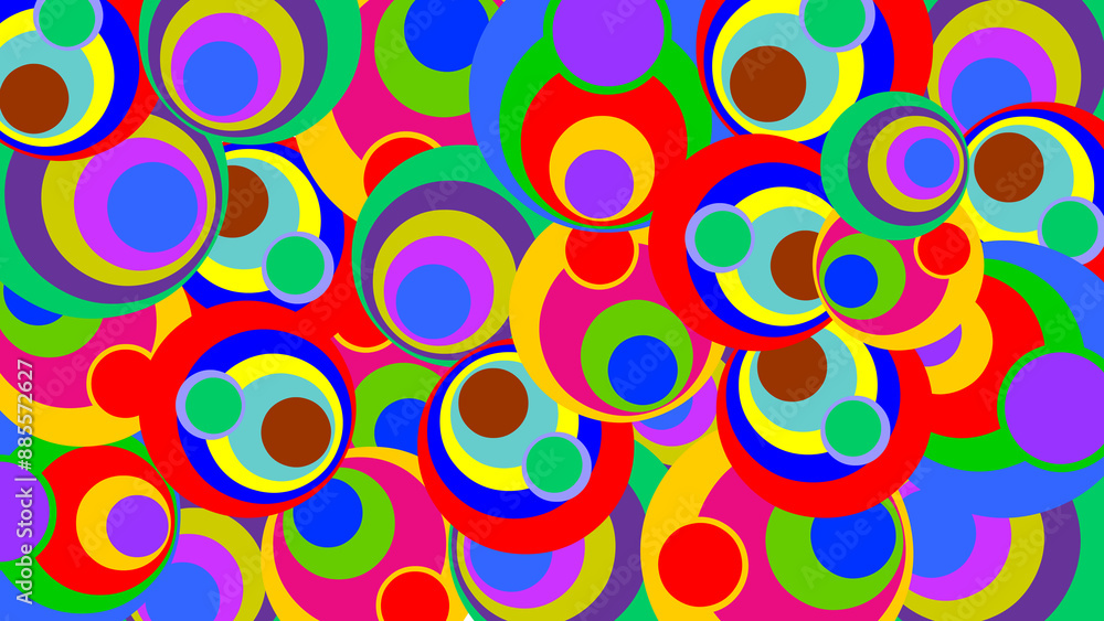 seamless pattern with circles seamless pattern with circles