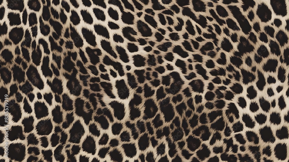 leopard fur texture, skin design fluffy background leopard fur texture, skin design fluffy background