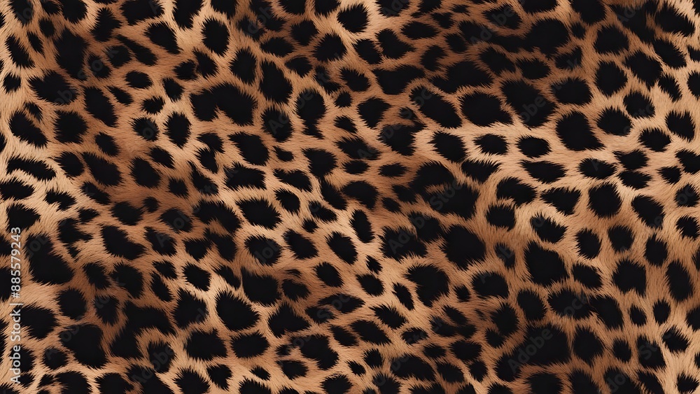 leopard fur texture, skin design fluffy background leopard fur texture, skin design fluffy background