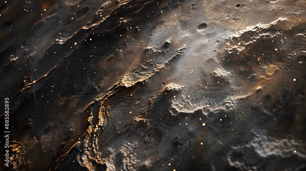 Captivating Macro Glimpse of a Distant Planet s Otherworldly Terrain Amidst a Starry Cosmic Backdrop Captivating Macro Glimpse of a Distant Planet s Otherworldly Terrain Amidst a Starry Cosmic Backdrop