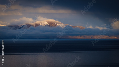 artanish mountain after the heavy rain  photo