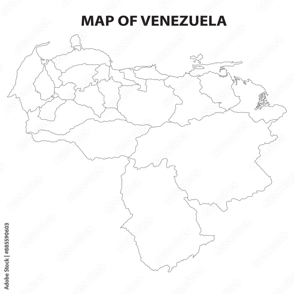 Geography politics map of countries. Map of venezuela, mexico, cuba with country capital, state capital and major city. Geography politics map of countries. Map of venezuela, mexico, cuba with country capital, state capital and major city.