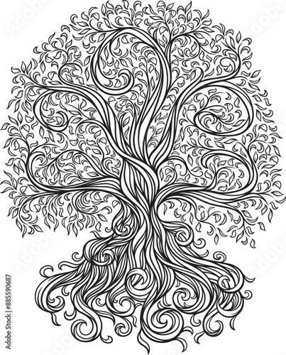 Photography Stylized tree of life