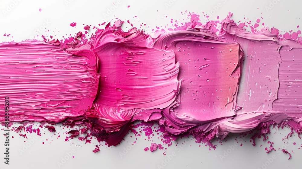 A Symphony of Pink: Intense Hues and Brushstrokes in a Creative Abstract. Generative AI A Symphony of Pink: Intense Hues and Brushstrokes in a Creative Abstract. Generative AI