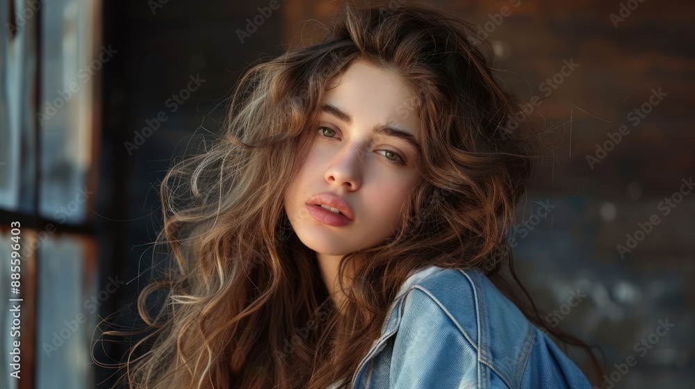 Beautiful Girl With Curly Hair Beautiful Girl With Curly Hair