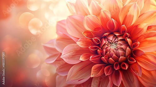 On background, a flower in bloom, adorably spectacular. A colorful greeting, it's an awesome sight to see.