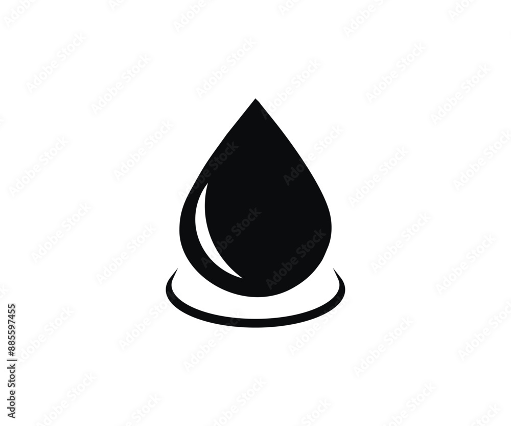 Water drop icon. Flat droplet vector design and illustration.
Water drop icon. Flat droplet vector design and illustration.