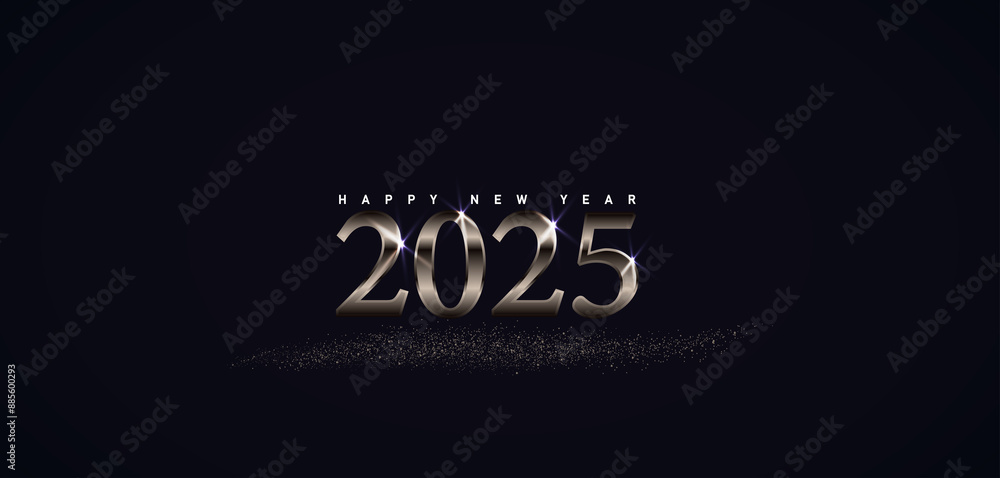 Sleek design with gold on black background, perfect for celebrations Sleek design with gold on black background, perfect for celebrations