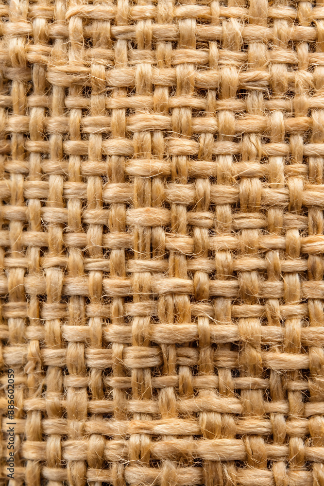 High-Resolution Burlap Fabric Texture with Coarse, Woven Fibers and Natural Beige. High-Resolution Burlap Fabric Texture with Coarse, Woven Fibers and Natural Beige.