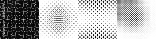 Black and white pattern collection