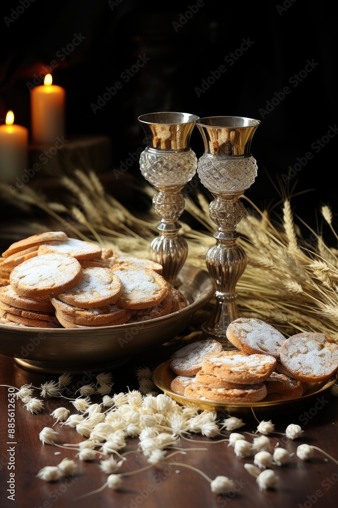 Concept of Eucharist or Holy Communion of Christianity The Eucharist is sacramen, generative IA Concept of Eucharist or Holy Communion of Christianity The Eucharist is sacramen, generative IA