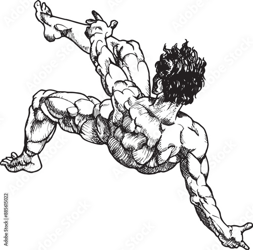 Icarus falling from the sky