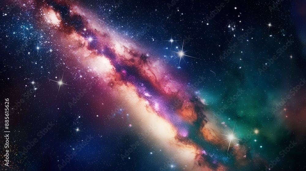 Realistic Galaxy Background Capturing the Vastness and Beauty of Space with Detailed Star Formations Nebulae and Authentic Color Variations Realistic Galaxy Background Capturing the Vastness and Beauty of Space with Detailed Star Formations Nebulae and Authentic Color Variations
