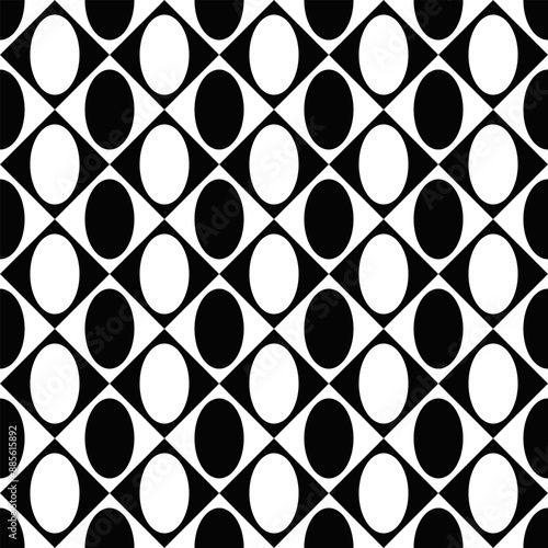 Geometric ellipse pattern background - abstract vector graphic design with ellipses