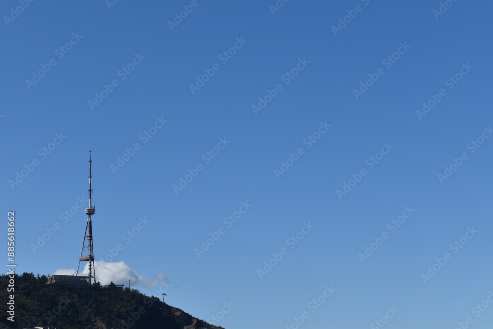 Fototapeta premium tower in the mountains