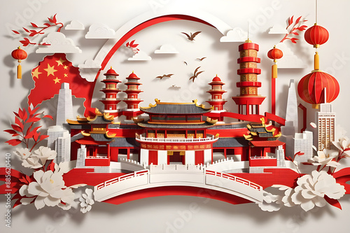 Celebrating Unity: China's National Day Festivities photo