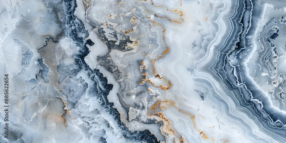 Fototapeta premium Marble Texture in White and Gray for Interior Design and Decorative Stone. Concept Marble Texture, Interior Design, White and Gray, Decorative Stone