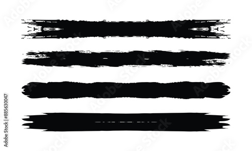 Paint Brush Strokes Set, watercolour grunge brush strokes collection Free Vector, Paint Brush Strokes Set Free Vector.