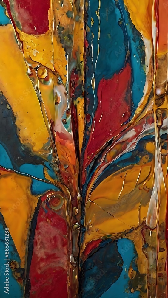 Naklejka premium Dynamic Abstract Art Backgrounds for Creative Projects