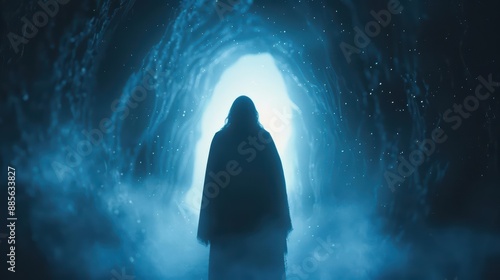 A supernatural scene where equal employment opportunities are protected by mystical forces, breaking down barriers and fostering inclusion