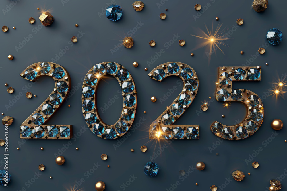 2025 gemstone numbers, new year diamond greeting card, gem celebrate banner, vip crystal eve poster 2025 gemstone numbers, new year diamond greeting card, gem celebrate banner, vip crystal eve poster