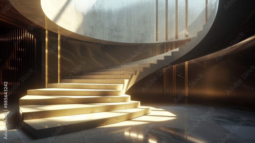 Obraz premium circular stairs